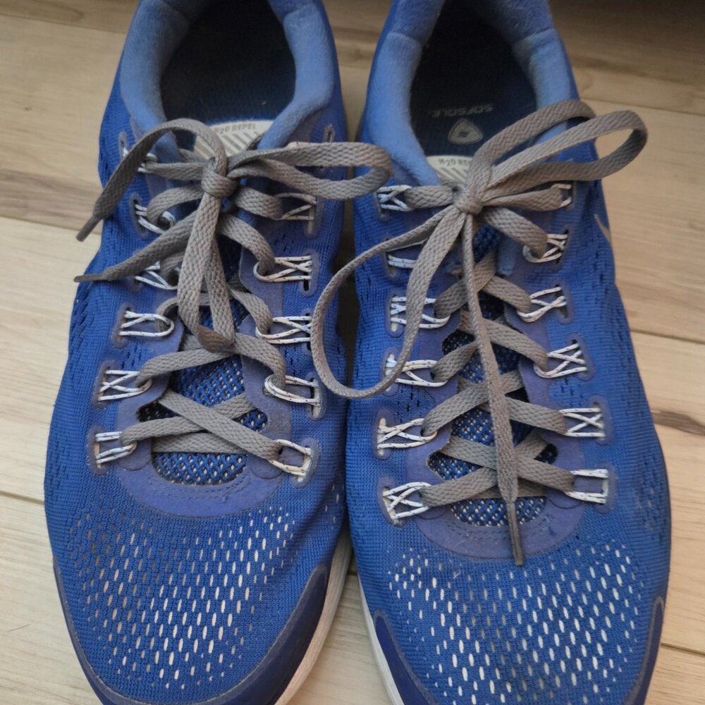 Mens Nike Lunarlon Lunarglide 4 Running Walking Sneakers Blue Size 11